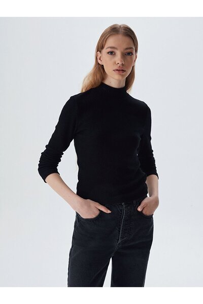 Ltb Half Fisherman Black Sweatshirt