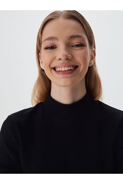 Ltb Half Fisherman Black Sweatshirt