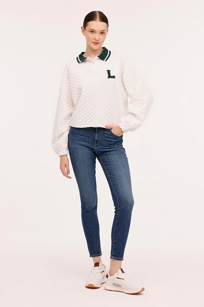lumberjack Hanorac de damă WL LIDRA 16GF955 4PR Ecru