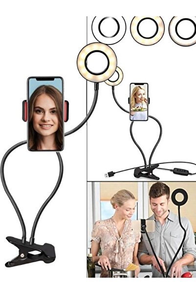 Unichrome Led Ring Light Youtuber Light Stüdyo Işığı Akrobat Selfie Led Masa ...