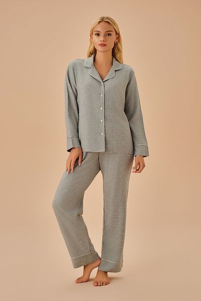 SUWEN Caroline Masculine Pajama Set