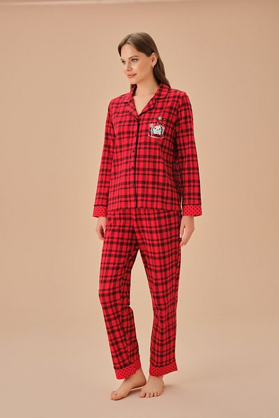 SUWEN Cozy Masculine Pajama Set