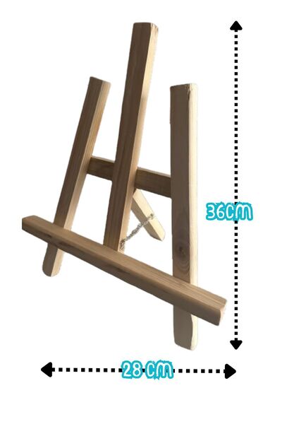 Puzzle Mini ahşap ayaklı masaüstü masa üstü Şövale Resim Hobi Tuval tutucu Ta...