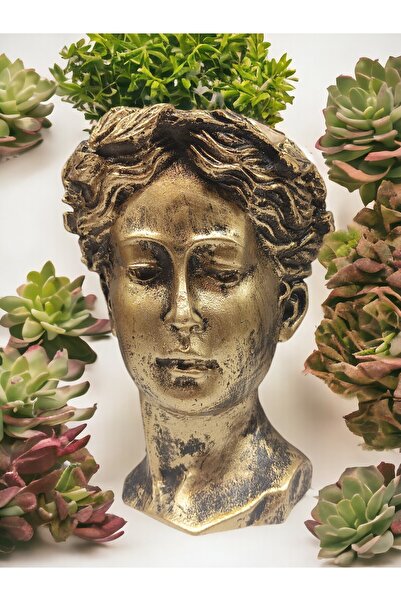 Peramari Βάζο Helen Gold Antique - Πολυεστερικό Μονό Διακοσμητικό Βάζο