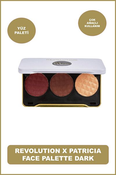 Revolution Patricia X Face Palette - Dark