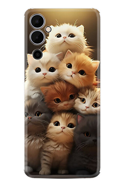 TECNO Pova Neo 2 Kılıf Boutique Baskılı Resimli Kedicikler Pcode -027