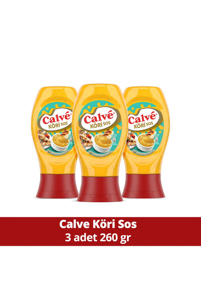 Calve Köri Sos 260 gr X 3 Adet