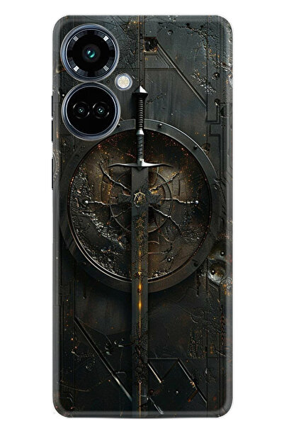 TECNO Camon 19 Pro Kılıf Boutique Baskılı Resimli Sword Pcode -051