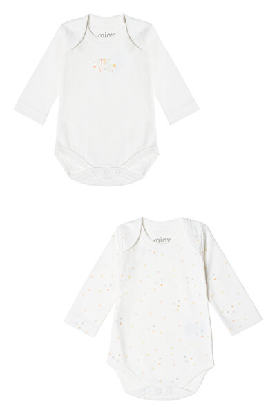Miny Center Unisex Bebek 2'li Body Set