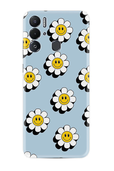 TECNO Pova Neo Kılıf Boutique Baskılı Resimli Gülen Papatyalar Pcode -023