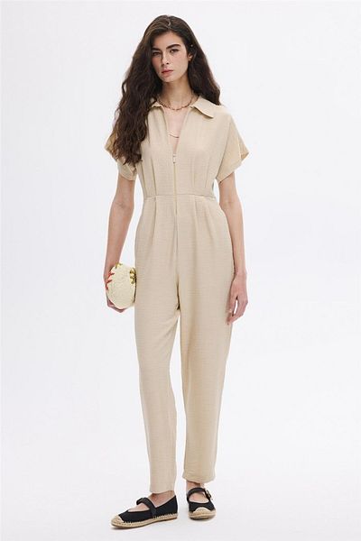 SHERIN Short Sleeve Jumpsuit - Relaxed Fit