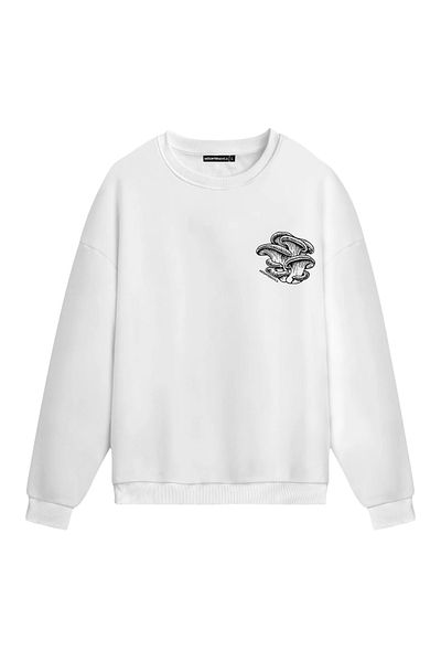 Mounte Bianca Unisex Fungo - Κανονικό φούτερ