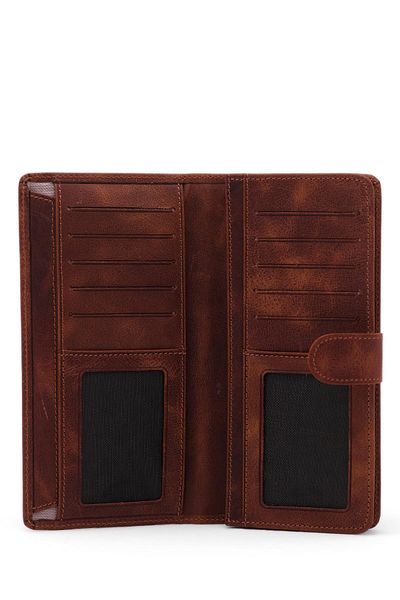 Deri Company Светлокафяво мъжко кожено портфолио - 115506