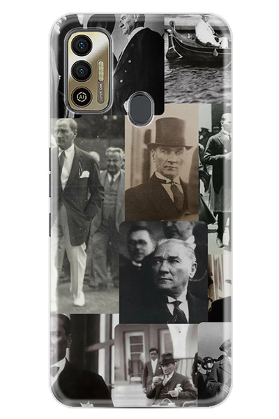 TECNO Spark 7T Kılıf Boutique Baskılı Resimli Atam Pcode -043