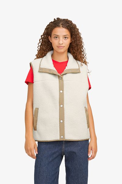 JJXX Jxnellie Beige Women's Vest - 12257786 -Fog