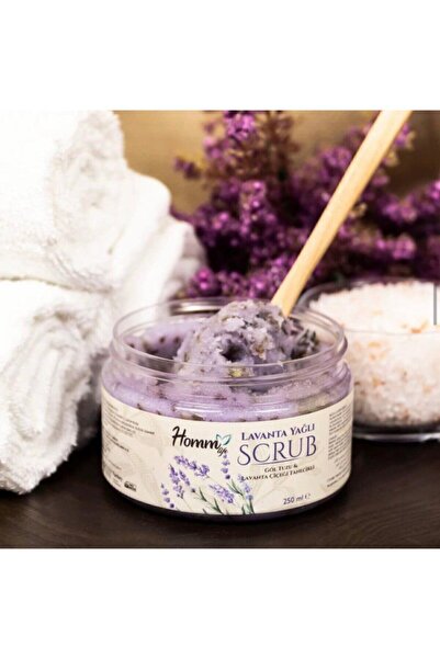 Homm Bitkisel Homm Life Lavanta Yağlı Bitki Tanecikli Scrub 250 Ml