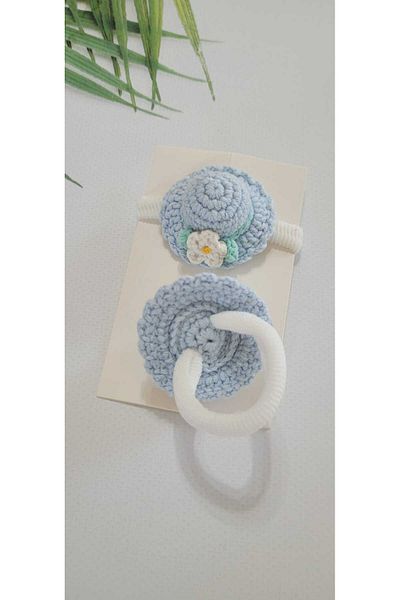 Kadın Girişimciler Atölyesi Χειροποίητο καπέλο Amigurumi Organic Floral Κομψό Καπέλο 2 τεμαχίων από καουτσούκ