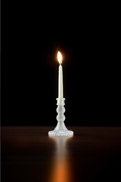 Jenisa Cam Balerin Şamdan Mumluk Orta Boy