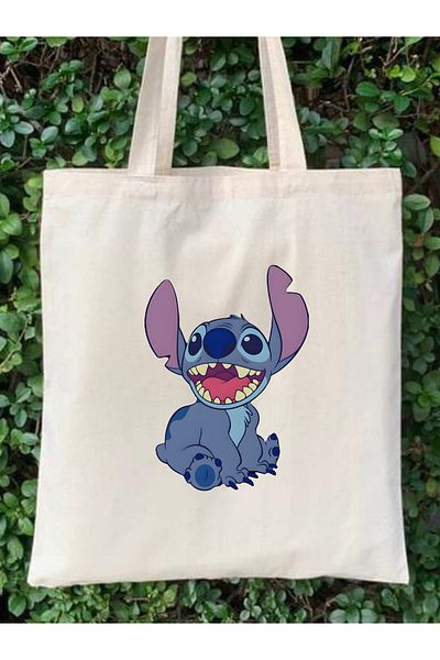 Cemira Stitch Design Tote Bag Geantă de stofa