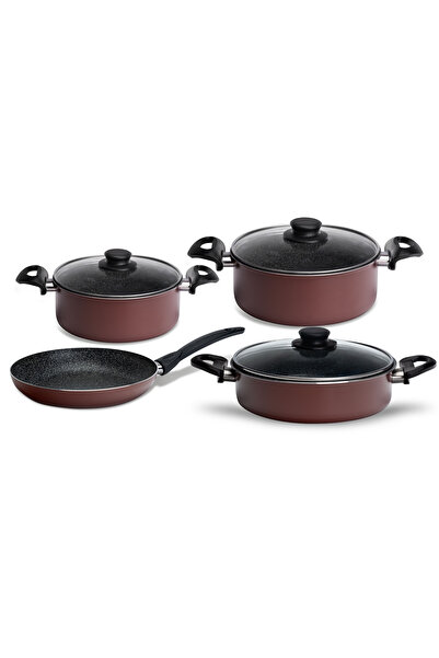 Cem Mars 7 Piece Set (Tencere20 24/K.Yarik26/Tava26)
