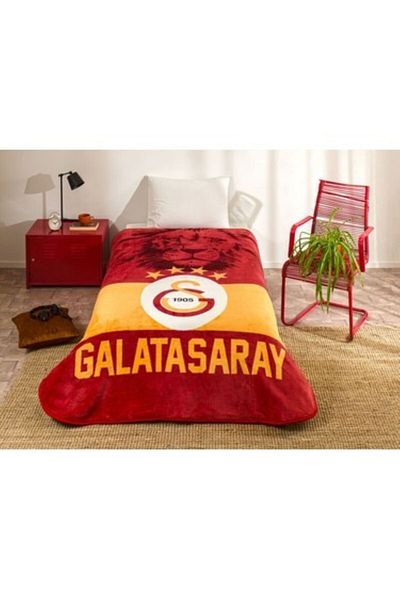 Taç Cimbom Classic Lion Single Blanket - Crown Licensed