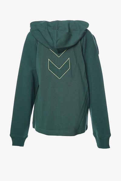 hummel Hmleluf Zip Kids Green Sweatshirt 921944 -9826