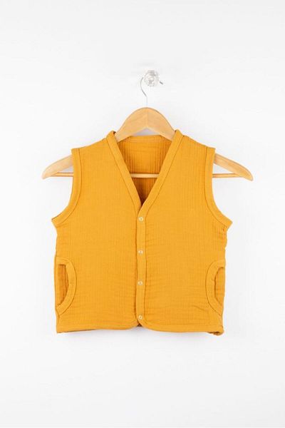 Bondilolly Baby Muslin Snap Vest 100% Cotton