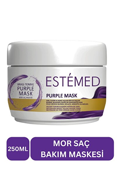 ESTEMED Mor Saç Maskesi & Brass Tonıng Purple Mask 250ml