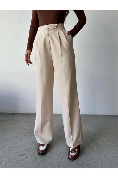 mydukkan.co Stone Colored Korean Model Trousers