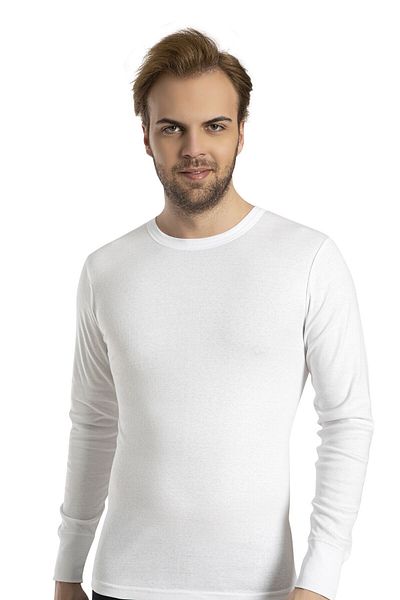 Bross Ανδρικό κορμάκι 1028 Model White 100% Cotton