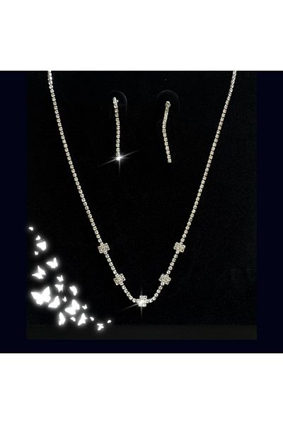 MADAME CANDY Wedding Engagement Henna Jewelled Necklace Earring Set