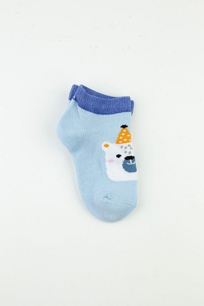 Bross 3lü Fanimal Erkek Bebek Patik Çorap