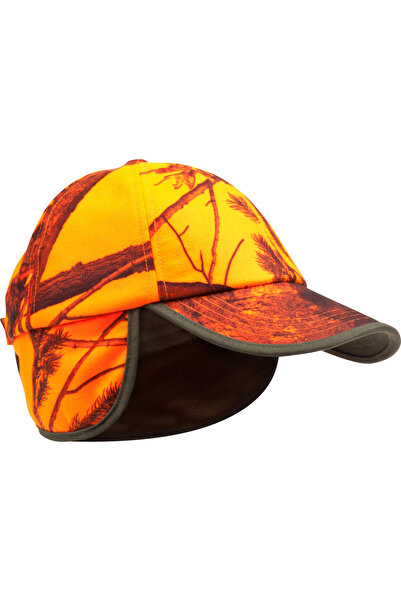 Decathlon Καπέλο καμουφλάζ Solognac - Πορτοκαλί - Κυνήγι και Παρατήρηση της Φ...