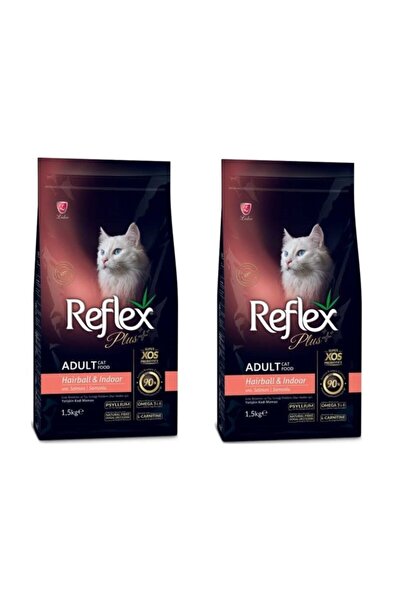 Reflex Hairball Somonlu Kedi Maması 1.5 kg * 2 Adet