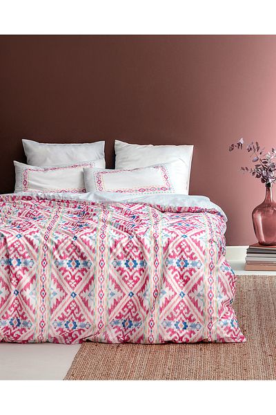 Madame Coco Aron Ranforce Printed Double Duvet Cover Set - 100% Cotton, Colorful