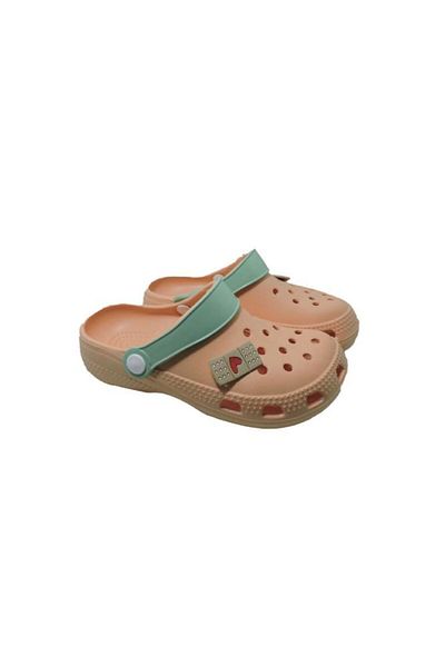 Bross Papuci de vară pentru copii de culoare bej - cu accesorii