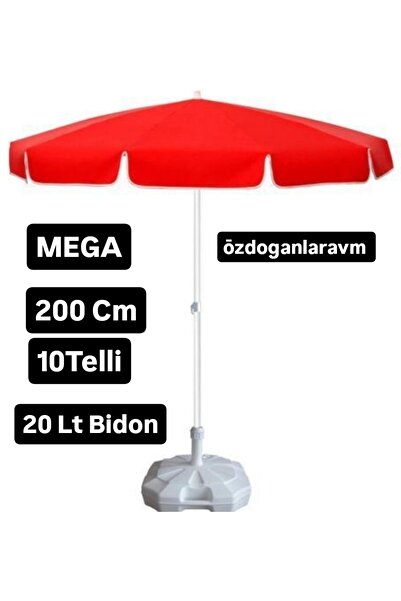 Dogant Özdoganlaravm Kırmızı Havuz Bahçe Balkon Plaj 2 Mt 10 Telli Polyester ...