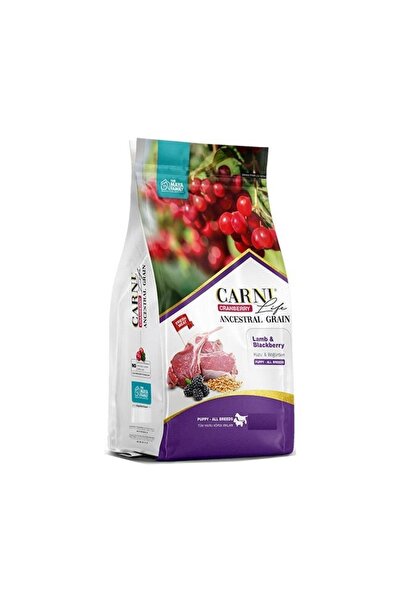 CARNİ LİFE Carni Dog Puppy Kuzu Etli Bögürtlenli Tüm Irklar İçin Köpek Maması...