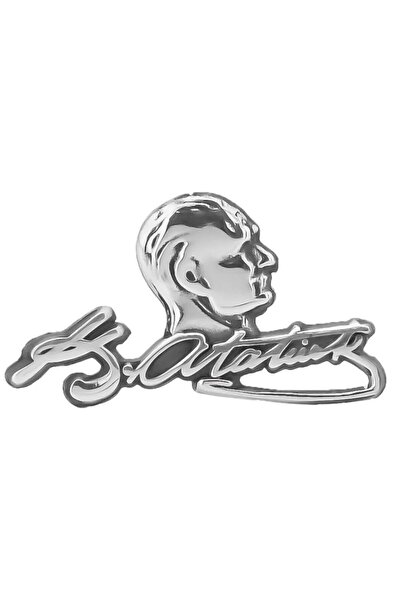 Herşey Nota Mustafa Kemal Atatürk Imzalı Ve Silueti Yaka Rozet