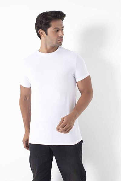 Bross Ανδρικό T-shirt 100% Cotton Crew Neck Regular Fit