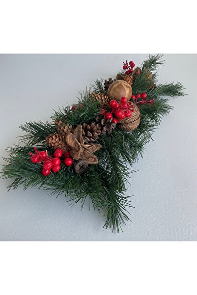 Yakamoz Konsept Yeniyıl yılbaşı Christmas aksesuar yapay çiçek aranjman