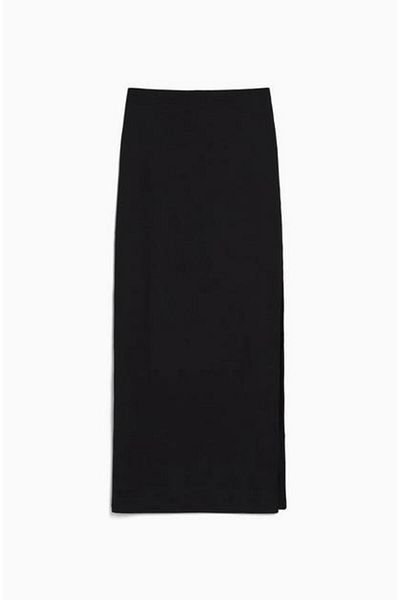 DEEP SECRET Side Slit Midi Skirt