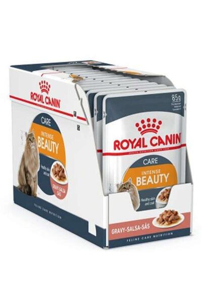 Royal Canin Gravy Intense Beauty Kedi Maması 85 Gr X 6 Adet