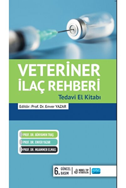 Atlas Yayınevi VETERİNER İLAÇ REHBERİ Tedavi El Kitabi 2024