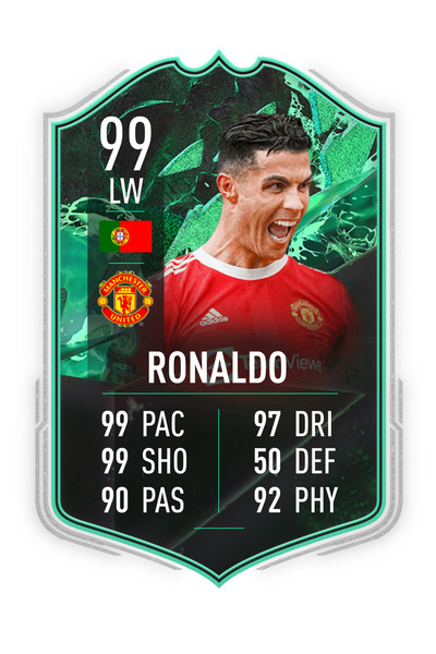 BERKANTTP رونالدو فيفا 22 Shapeshifters Fut Card