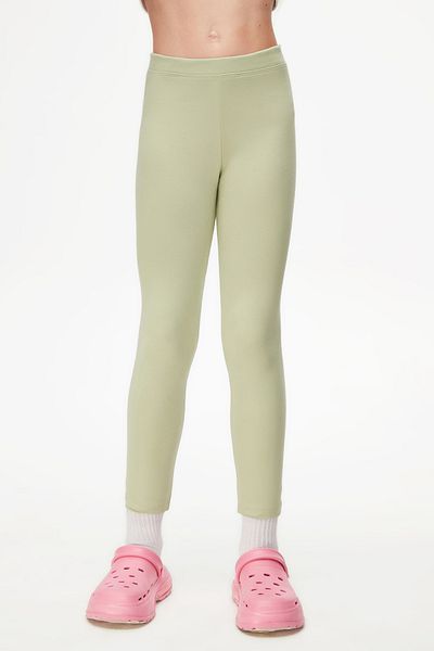 LOVETTI Green Winter Basic Tights for Girls