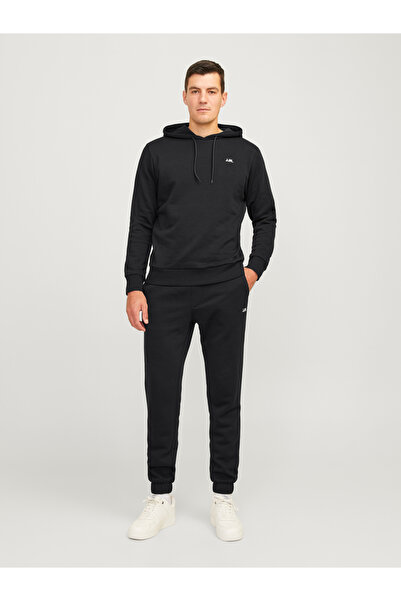 REBEL By Styli Logo Detail Elastic Cuffed Joggers