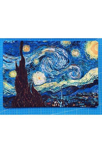 rakkun shop لوحة ماوس مطبوعة ستاري نايتس (28x40 سم)
