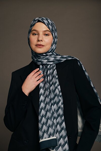 Modakaşmir Τρισδιάστατο μαντήλι Eve rest Pattern Medina Silk Shawl