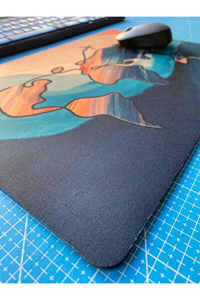 rakkun shop World Map Printed Mouse Pad (28X40 cm)